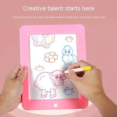 3D Luminous Writing Board LED Luminous Fluorescent null