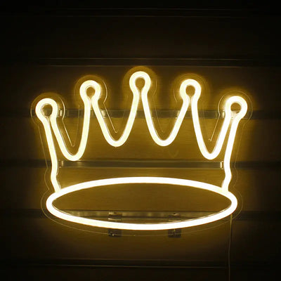 Hot Sale Internet Celebrity Atmosphere Luminous Crown Neon Light Ins Wind Decorative LED Lights Custom null